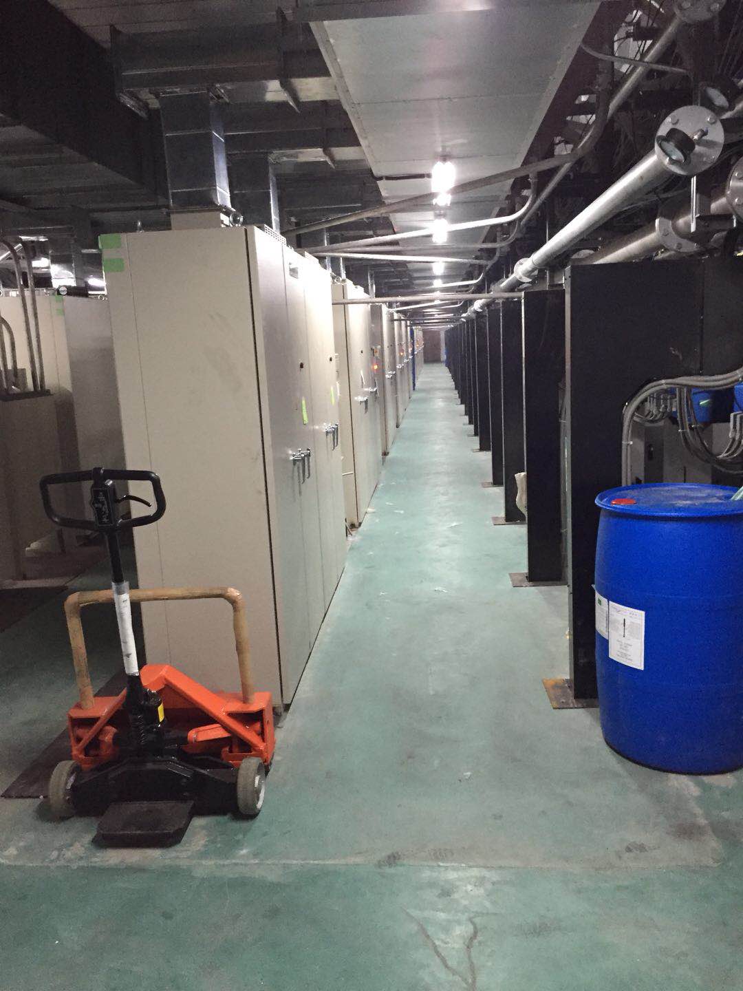 纺丝、卷绕设备拆迁